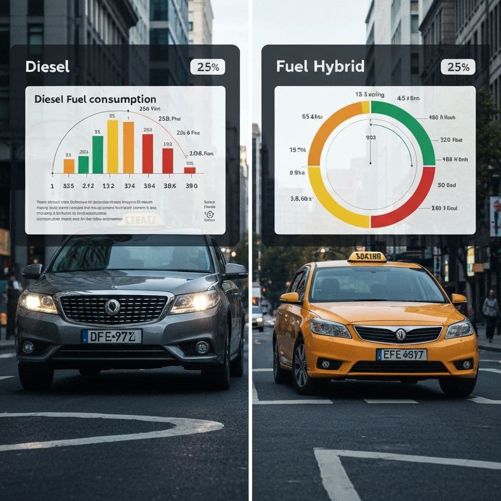 Diesel vs. Hybrid: Co se víc vyplatí pro taxi?